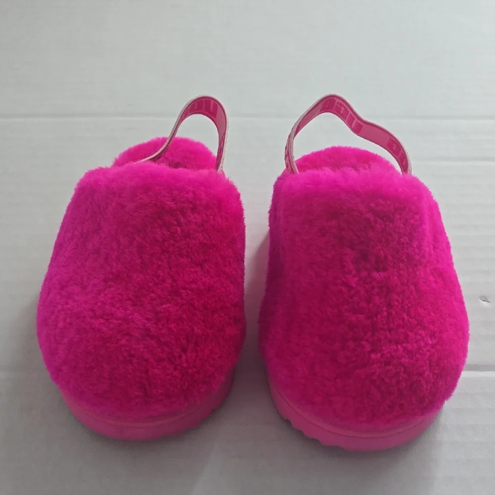 UGG Fluff Yeah Clog-  Toddler Girl's Pink Sz 6